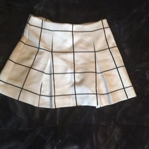 Black and white skirt